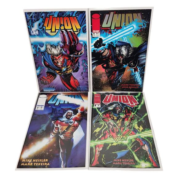 Union #0, #2, #3, #4 Image Comics Lot Of 4 1993-1994 NM - Picture 1 of 6